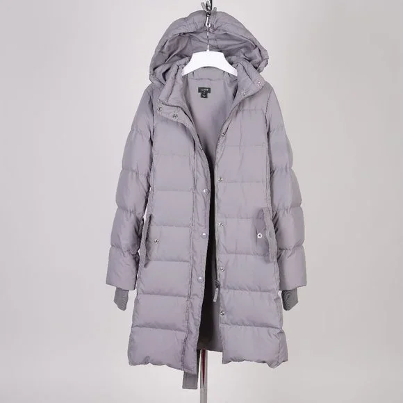 J. Crew Jackets Coats J Crew Factory Belted Down Puffer Coat